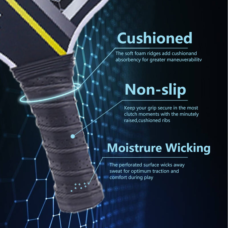 Powkiddy 12mm Pickleball Paddles | Carbon Fiber material